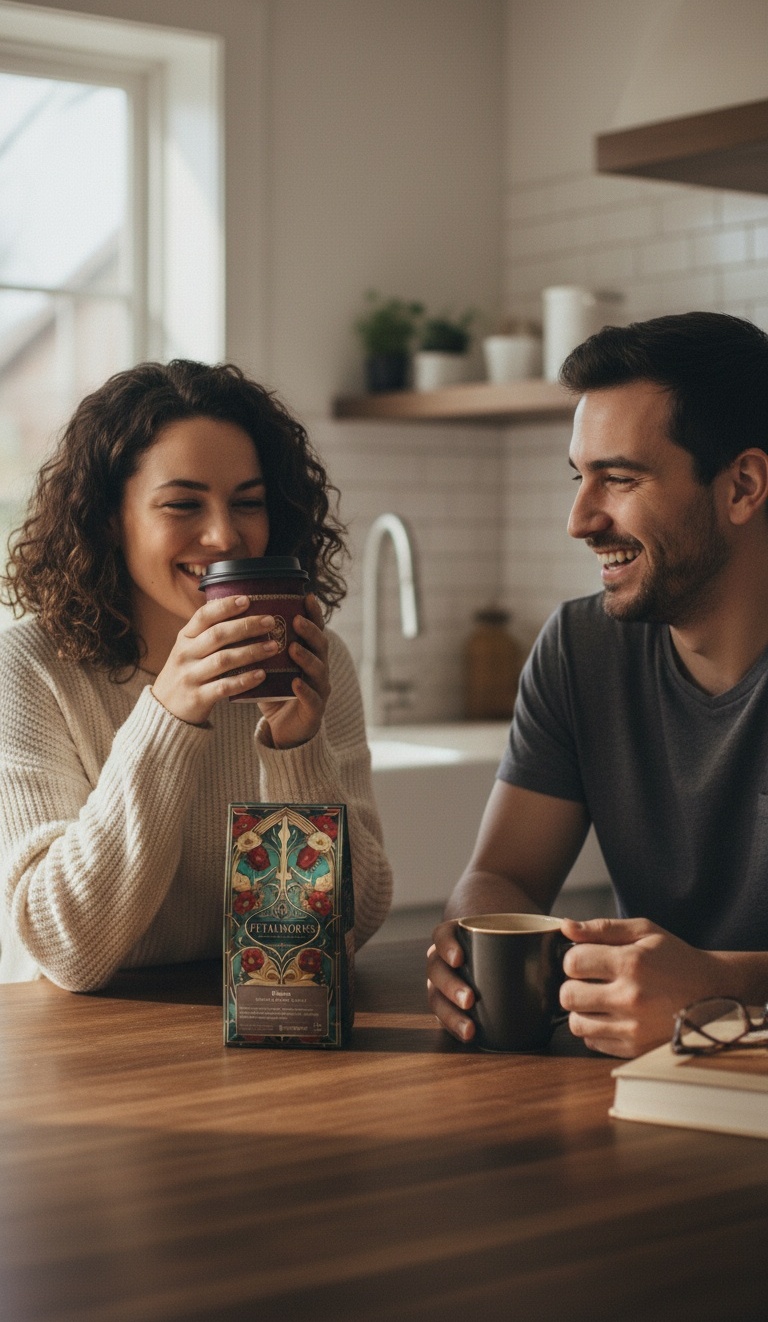 Friends over coffee